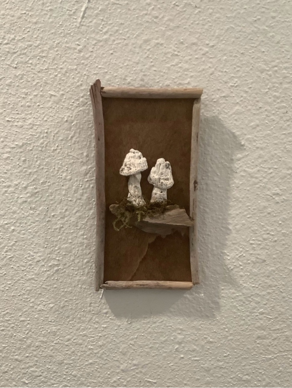 Driftwood Art, Seashell Mushrooms , Mushroom Art, Coastal Art